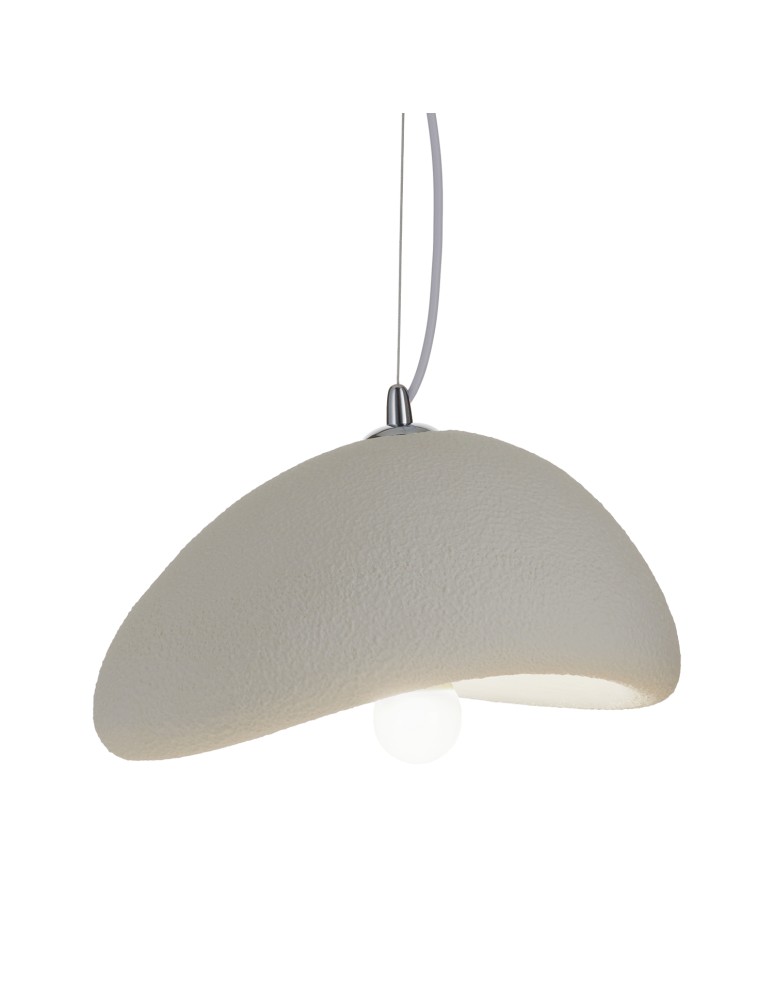 Step Into Design Lampa wisząca STONE biała 30 cm DN426-300 Step Into Design Lampa wisząca STONE biała 30 cm DN426-300