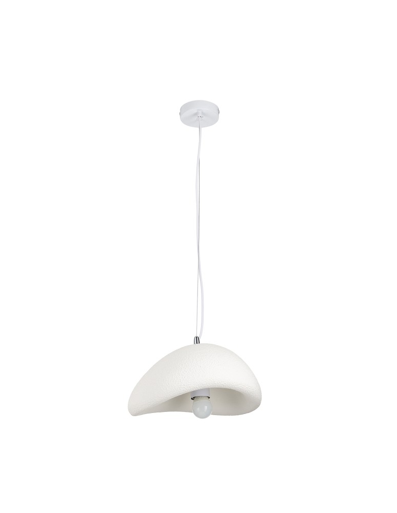 Step Into Design Lampa wisząca STONE biała 30 cm DN426-300 Step Into Design Lampa wisząca STONE biała 30 cm DN426-300