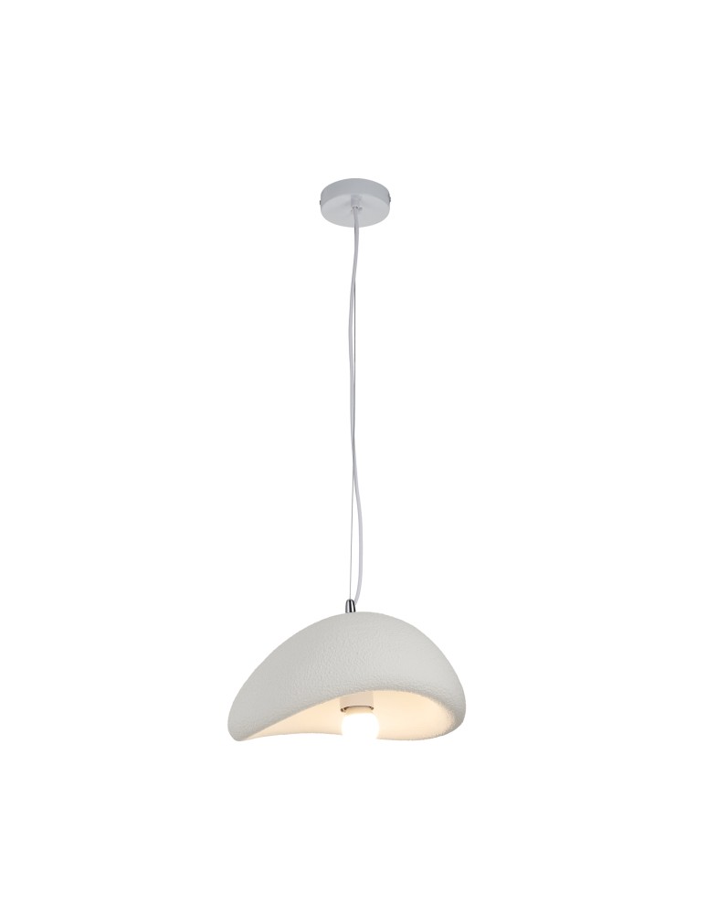 Step Into Design Lampa wisząca STONE biała 30 cm DN426-300 Step Into Design Lampa wisząca STONE biała 30 cm DN426-300