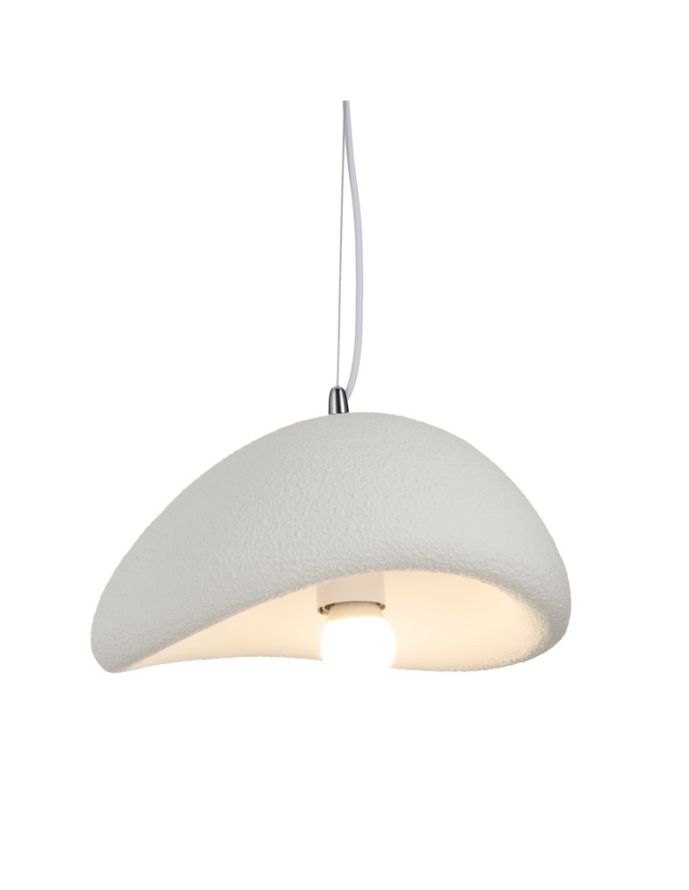 Step Into Design Lampa wisząca STONE biała 30 cm DN426-300 Step Into Design Lampa wisząca STONE biała 30 cm DN426-300