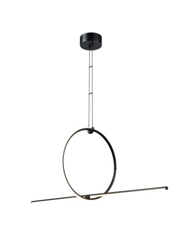 Step Into Design Lampa wisząca FORMA LED czarna 110 cm ST-10339P-A