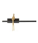 Kinkiety designerskie -  Step Into Design Lampa ścienna AMICI czarna 31 cm ST-B3578 black - product 1