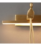 Kinkiety designerskie -  Step Into Design Lampa ścienna AMICI złota 31 cm ST-B3578 gold - product 3