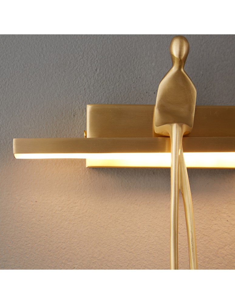 Step Into Design Lampa ścienna AMICI złota 31 cm ST-B3578 gold