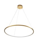 Step Into Design Lampa wisząca CIRCLE SLIM 60 LED złoty 60 cm ST-10112P-D600 Step Into Design Lampa wisząca CIRCLE SLIM 60 LED złoty 60 cm ST-10112P-D600