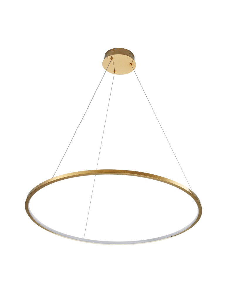 Step Into Design Lampa wisząca CIRCLE SLIM 60 LED złoty 60 cm ST-10112P-D600 Step Into Design Lampa wisząca CIRCLE SLIM 60 LED złoty 60 cm ST-10112P-D600
