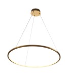 Step Into Design Lampa wisząca CIRCLE SLIM 60 LED złoty 60 cm ST-10112P-D600 Step Into Design Lampa wisząca CIRCLE SLIM 60 LED złoty 60 cm ST-10112P-D600