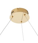 Step Into Design Lampa wisząca CIRCLE SLIM 60 LED złoty 60 cm ST-10112P-D600 Step Into Design Lampa wisząca CIRCLE SLIM 60 LED złoty 60 cm ST-10112P-D600