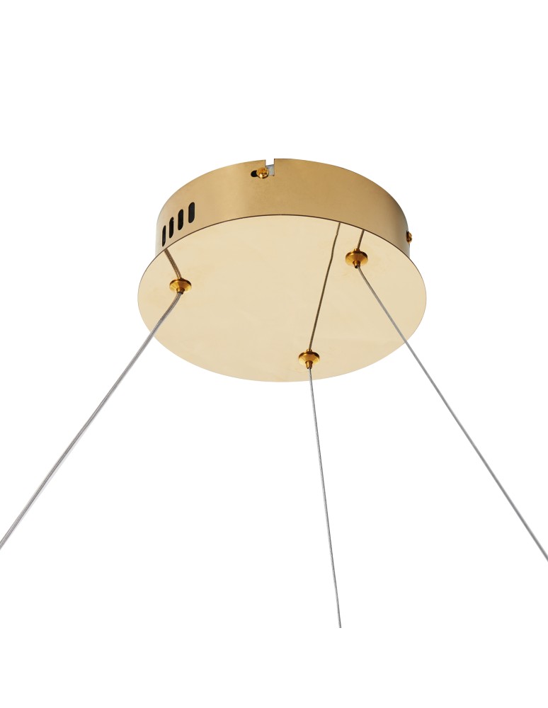 Step Into Design Lampa wisząca CIRCLE SLIM 60 LED złoty 60 cm ST-10112P-D600 Step Into Design Lampa wisząca CIRCLE SLIM 60 LED złoty 60 cm ST-10112P-D600