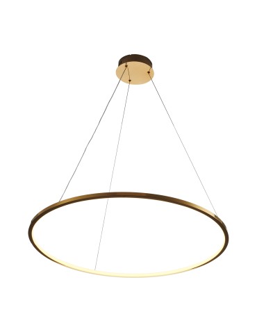 Step Into Design Lampa wisząca CIRCLE SLIM 80 LED złoty 80 cm ST-10112P-D800