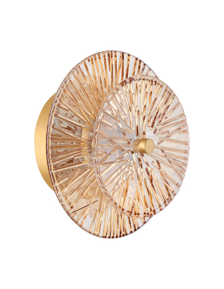  Step Into Design Lampa ścienna LUXIO LED bursztynowa 20 cm ST-3315-2 copper