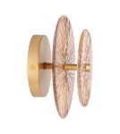 Kinkiety designerskie -  Step Into Design Lampa ścienna LUXIO LED bursztynowa 20 cm ST-3315-2 copper - product 5