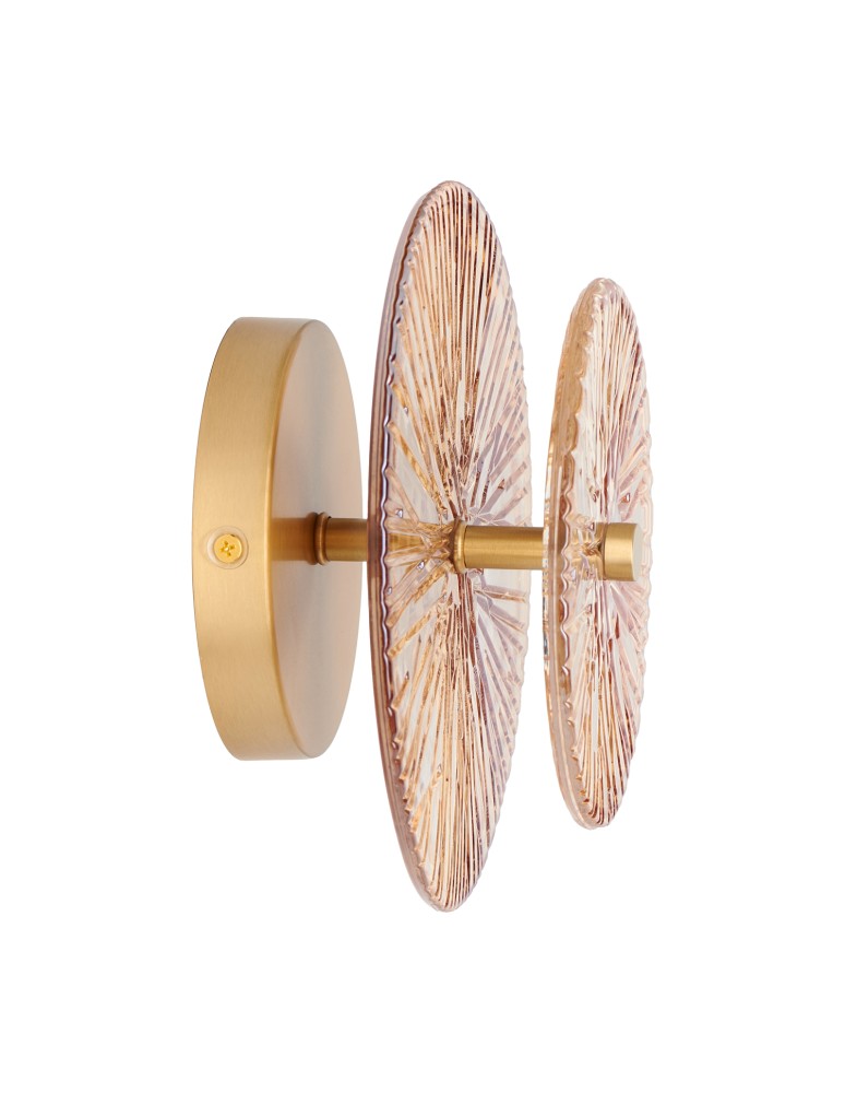 Step Into Design Lampa ścienna LUXIO LED bursztynowa 20 cm ST-3315-2 copper