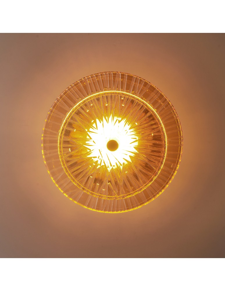 Step Into Design Lampa ścienna LUXIO LED bursztynowa 20 cm ST-3315-2 copper