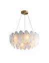  Step Into Design Lampa wisząca PIUMA biała 60 cm ST-6289-6