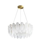 Lampy wiszące designerskie -  Step Into Design Lampa wisząca PIUMA biała 60 cm ST-6289-6 - product 2