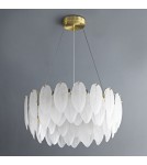 Lampy wiszące designerskie -  Step Into Design Lampa wisząca PIUMA biała 60 cm ST-6289-6 - product 4