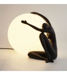 Lampy stołowe designerskie -  Step Into Design Lampa stołowa WOMAN-1 czarna 47 cm ST-6020-A black - product 2