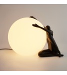 Lampy stołowe designerskie -  Step Into Design Lampa stołowa WOMAN-1 czarna 47 cm ST-6020-A black - product 3