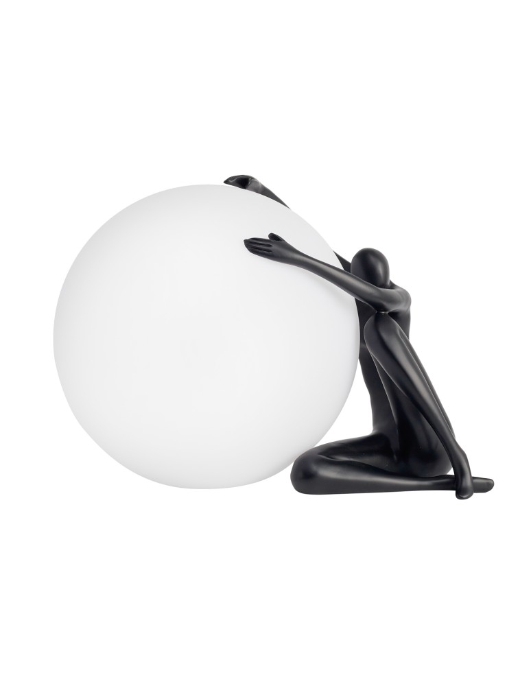 Step Into Design Lampa stołowa WOMAN-1 czarna 47 cm ST-6020-A black