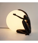 Lampy stołowe designerskie -  Step Into Design Lampa stołowa WOMAN-1 czarna 47 cm ST-6020-A black - product 5