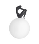 Lampy stołowe designerskie -  Step Into Design Lampa stołowa WOMAN-2 czarna 35 cm ST-6020-B black - product 1