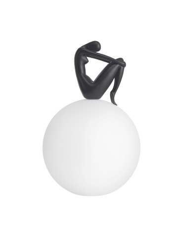 Step Into Design Lampa stołowa WOMAN-2 czarna 35 cm ST-6020-B black
