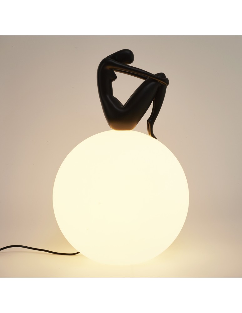 Step Into Design Lampa stołowa WOMAN-2 czarna 35 cm ST-6020-B black