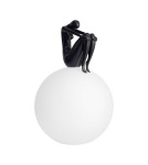 Lampy stołowe designerskie -  Step Into Design Lampa stołowa WOMAN-2 czarna 35 cm ST-6020-B black - product 3