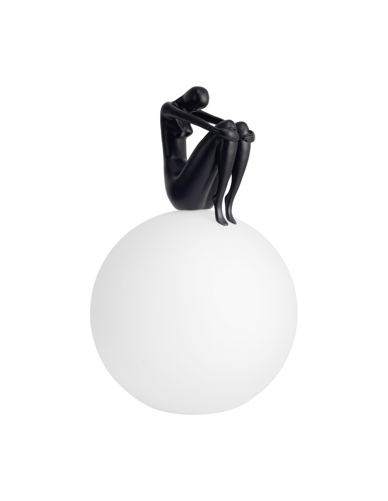 Step Into Design Lampa stołowa WOMAN-2 czarna 35 cm ST-6020-B black