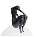 Lampy stołowe designerskie -  Step Into Design Lampa stołowa WOMAN-2 czarna 35 cm ST-6020-B black - product 4