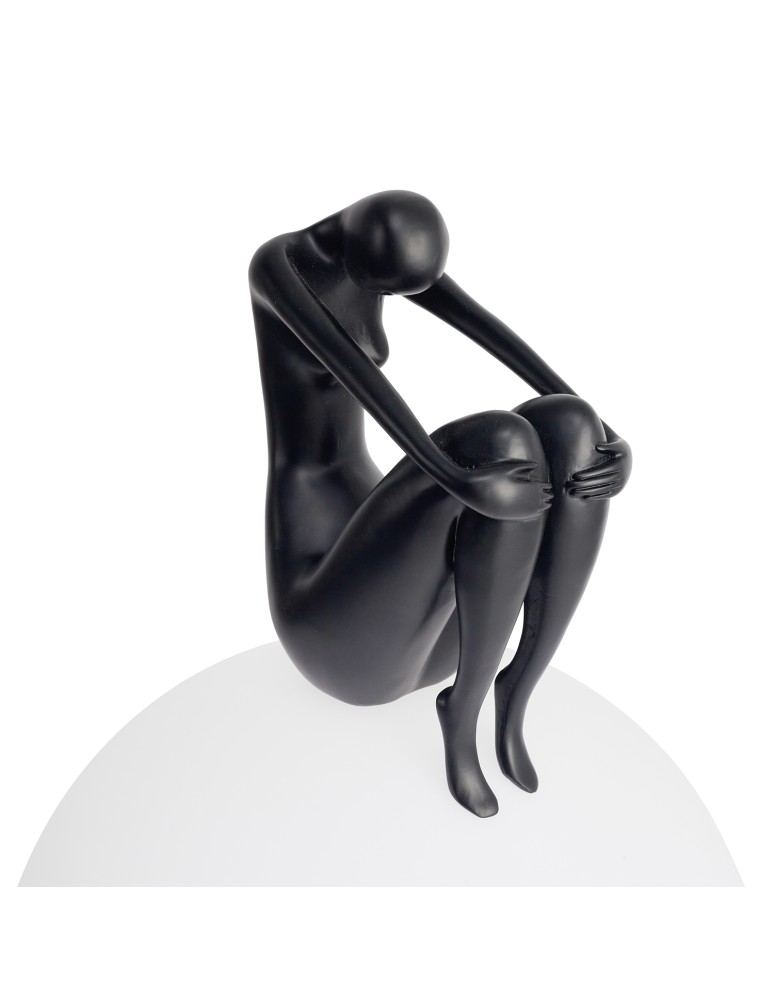 Step Into Design Lampa stołowa WOMAN-2 czarna 35 cm ST-6020-B black