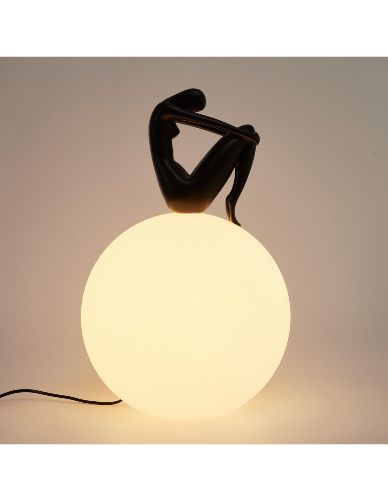 Step Into Design Lampa stołowa WOMAN-2 czarna 35 cm ST-6020-B black