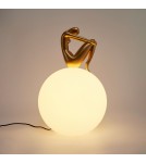 Lampy stołowe designerskie -  Step Into Design Lampa stołowa WOMAN-2 złota 35 cm ST-6022-B gold - product 2