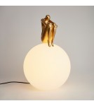 Lampy stołowe designerskie -  Step Into Design Lampa stołowa WOMAN-2 złota 35 cm ST-6022-B gold - product 3