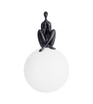Lampy stołowe designerskie -  Step Into Design Lampa stołowa WOMAN-3 czarna 35 cm ST-6020-C black - product 1