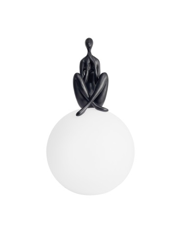 Step Into Design Lampa stołowa WOMAN-3 czarna 35 cm ST-6020-C black