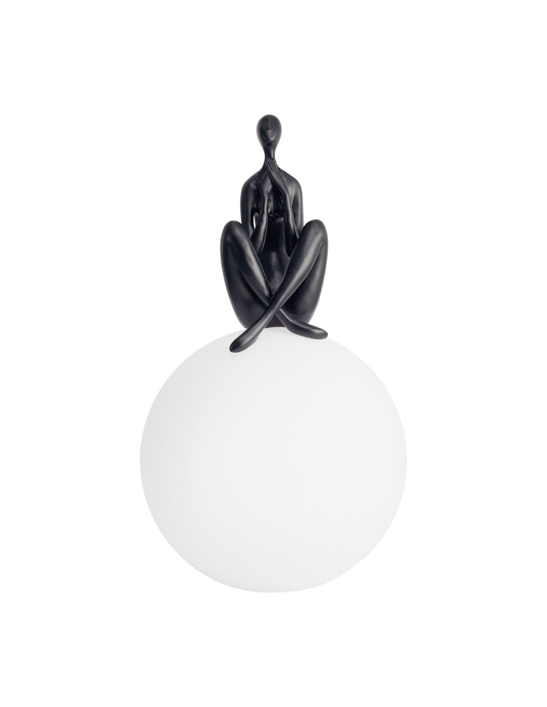  Step Into Design Lampa stołowa WOMAN-3 czarna 35 cm ST-6020-C black