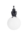  Step Into Design Lampa stołowa WOMAN-3 czarna 35 cm ST-6020-C black