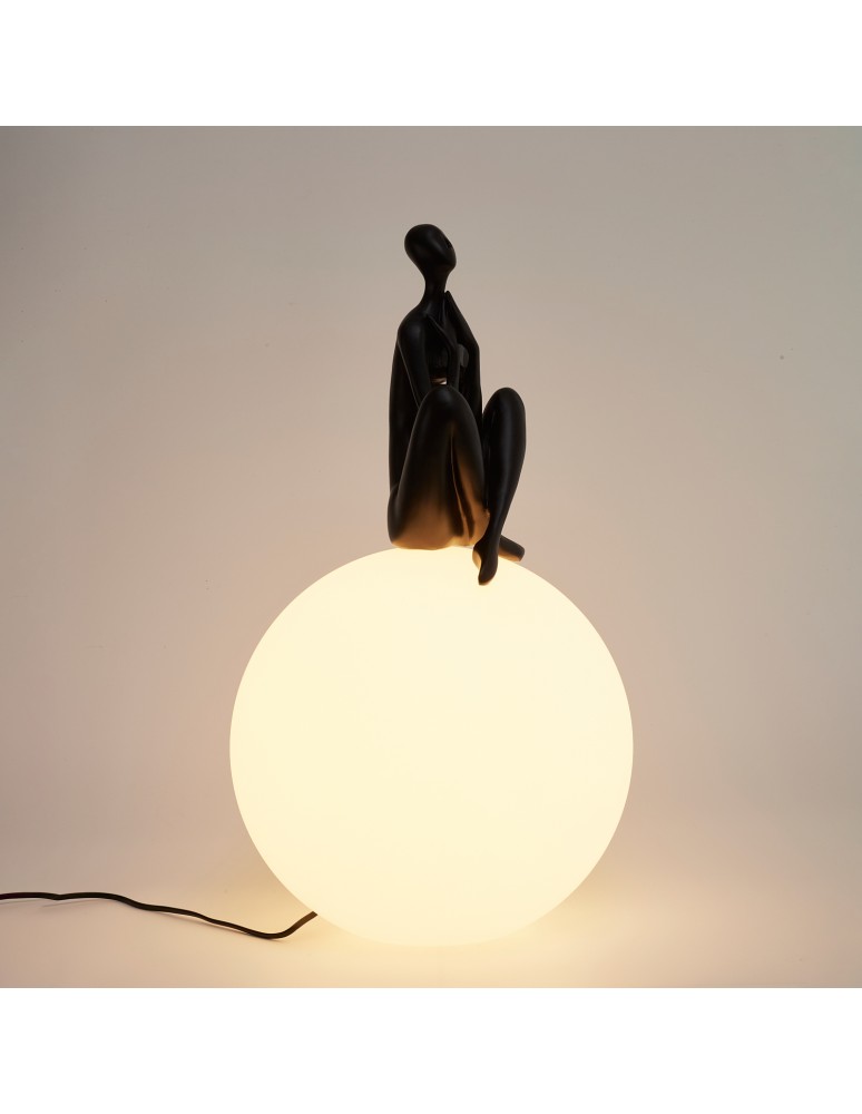 Step Into Design Lampa stołowa WOMAN-3 czarna 35 cm ST-6020-C black