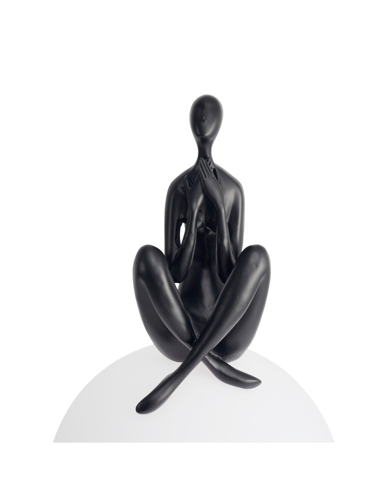 Step Into Design Lampa stołowa WOMAN-3 czarna 35 cm ST-6020-C black