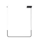 Step Into Design Lampa wisząca MINIMA-1 LED czarna 80 cm MP0095-L80 Step Into Design Lampa wisząca MINIMA-1 LED czarna 80 cm MP0095-L80