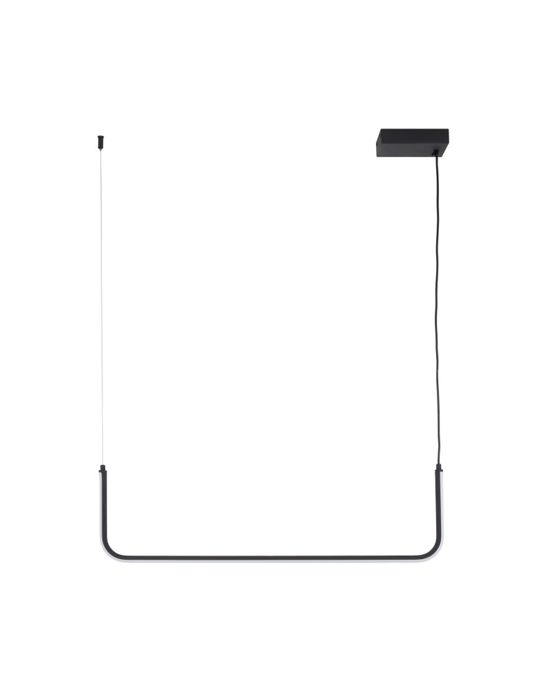 Step Into Design Lampa wisząca MINIMA-1 LED czarna 80 cm MP0095-L80 Step Into Design Lampa wisząca MINIMA-1 LED czarna 80 cm MP0095-L80