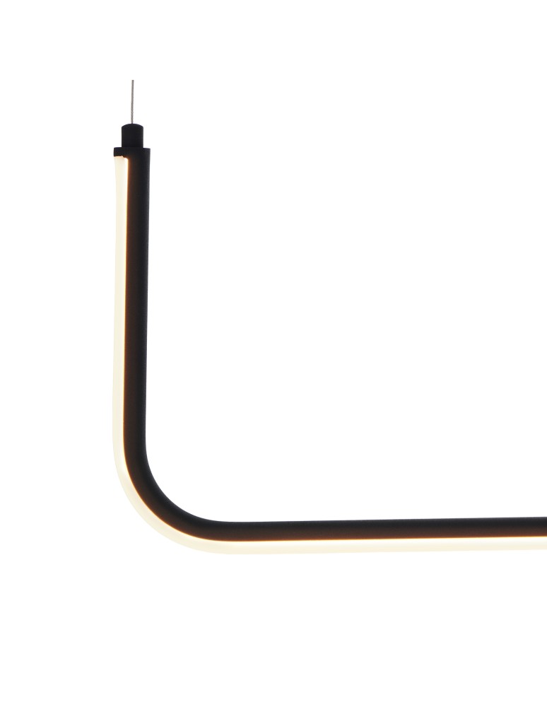 Step Into Design Lampa wisząca MINIMA-1 LED czarna 80 cm MP0095-L80 Step Into Design Lampa wisząca MINIMA-1 LED czarna 80 cm MP0095-L80