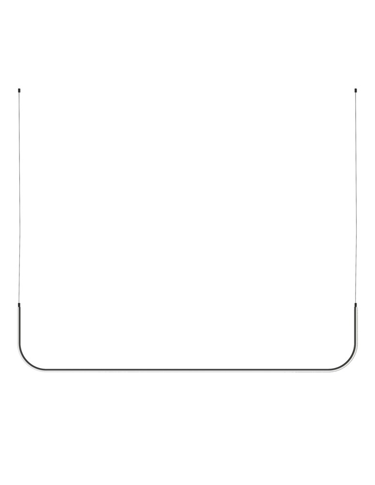 Step Into Design Lampa wisząca MINIMA-1 LED czarna 80 cm MP0095-L80 Step Into Design Lampa wisząca MINIMA-1 LED czarna 80 cm MP0095-L80