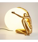 Lampy stołowe designerskie -  Step Into Design Lampa stołowa WOMAN-1 złota 47 cm ST-6022-A gold - product 4