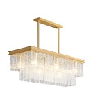 Lampy wiszące glamour -  Step Into Design Lampa wisząca ICELAND biała 100 cm ST-6308-10C - product 1