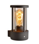 Kinkiety zewnętrzne - Lucide LORI Ścienna E27 IP44 H21.8cm Czarny 14893/01/30 - produkt 1