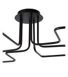 Lampy sufitowe loftowe - industrialne - Lucide LESTER Plafon Light 6xE27 100/75/20cm Czarny 21112/06/30 - produkt 4