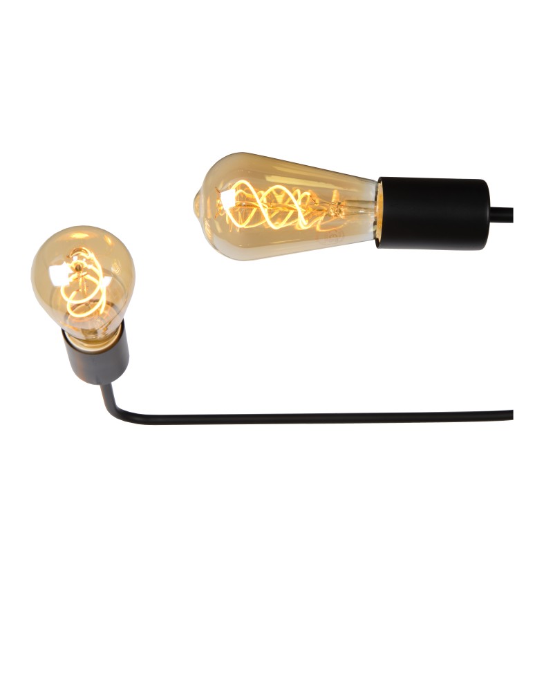 Lucide LESTER Plafon Light 6xE27 100/75/20cm Czarny 21112/06/30